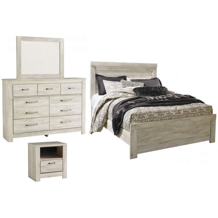 Bellaby 4pc Queen Panel Bed Set